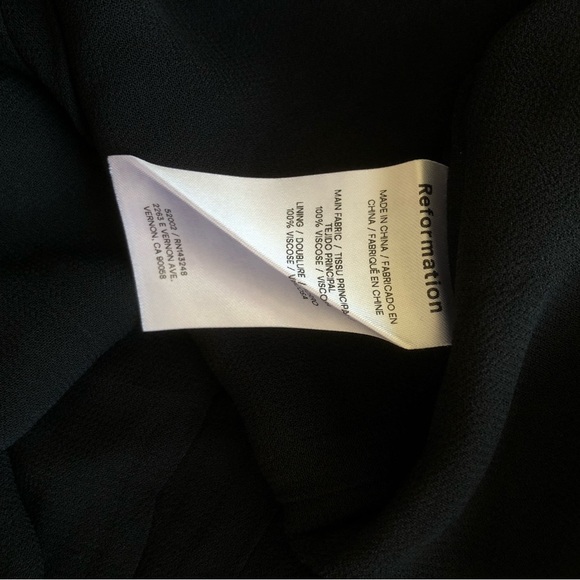 Reformation Castalia Dress - Black - Picture 6 of 7